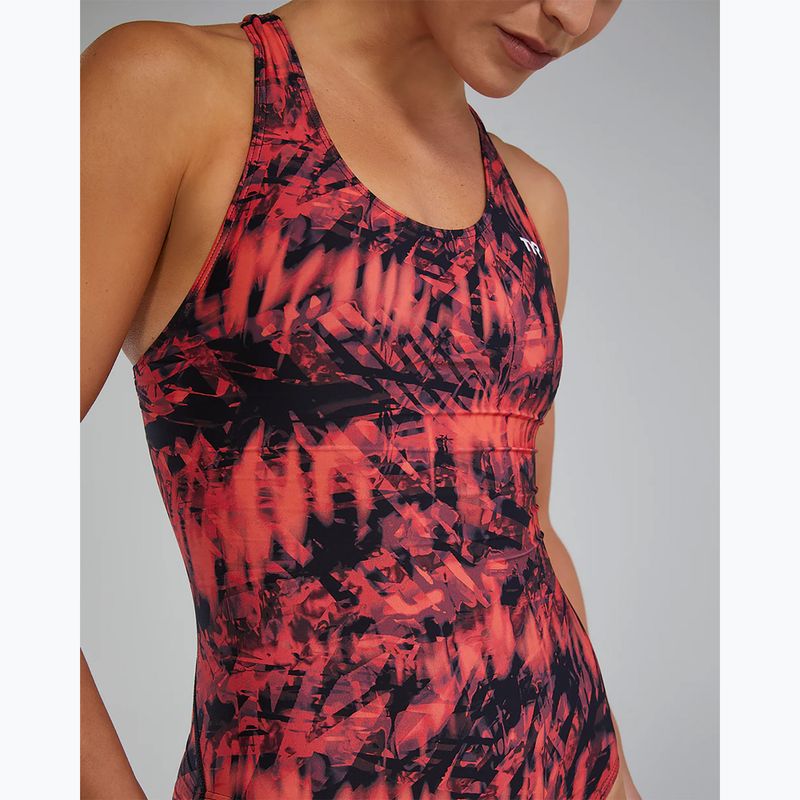 Costum de baie întreg pentru femei TYR Durafast Lite Seismo Maxfit red 7