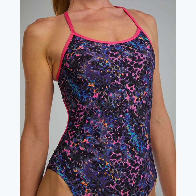 Costum de baie întreg pentru femei TYR Durafast Elite Trinityfit petunia stipple 6