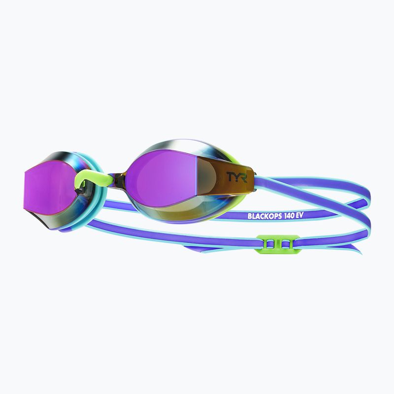 Ochelari de înot pentru copii TYR Blackops 140 Ev Racing Mirrored purple/multi
