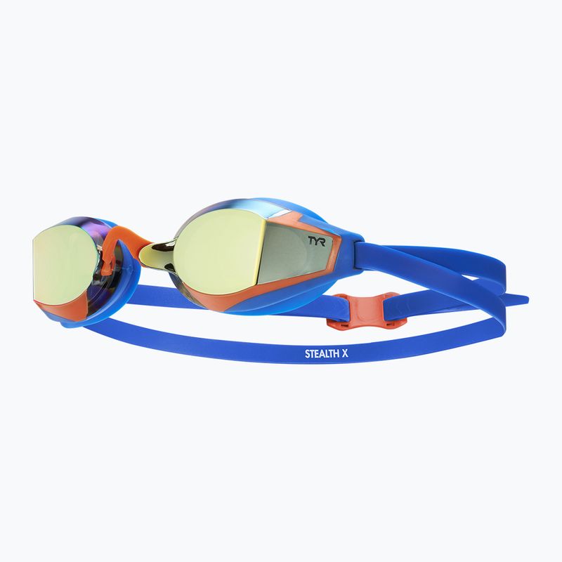Ochelari înot TYR Stealth-X Performance Mirrored navy/gold