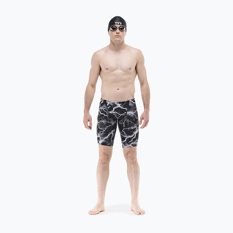 Jammer-uri de înot pentru bărbați TYR Durafast Elite Arterix Jammer titanium 2