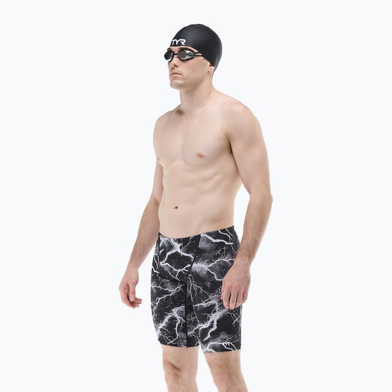 Jammer-uri de înot pentru bărbați TYR Durafast Elite Arterix Jammer titanium 4