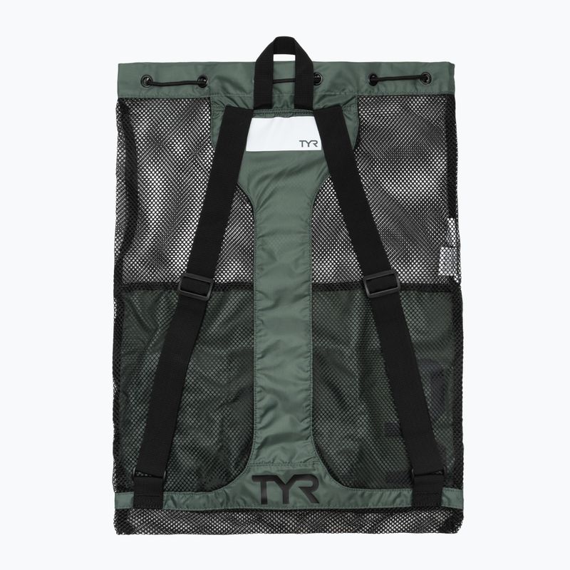 Sac de înot TYR Big Mesh Mummy 40 l olive 2