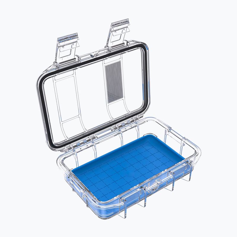 Recipient de depozitare PELI M40 Micro Case clear blue 4