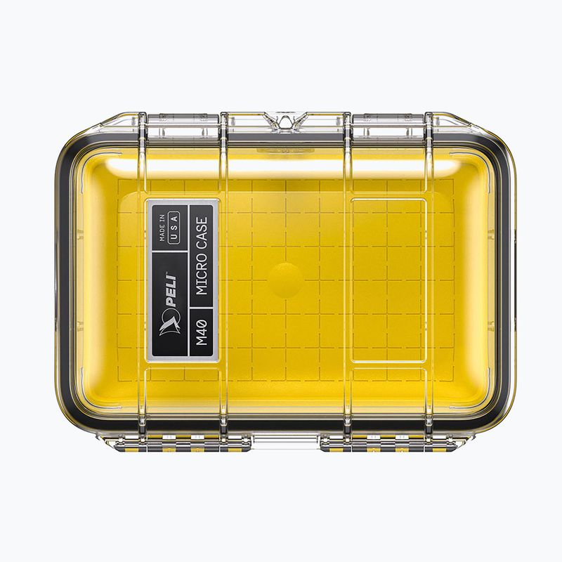 Recipient de depozitare PELI M40 Micro Case clear yellow 3