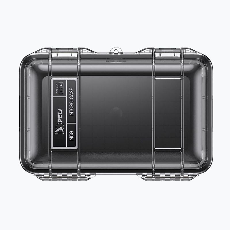 Recipient de depozitare PELI M50 Micro Case clear black 3