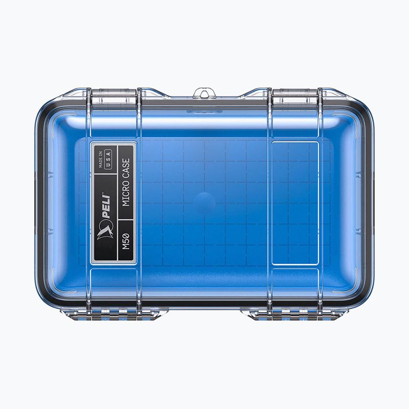 Recipient de depozitare PELI M50 Micro Case clear blue 3