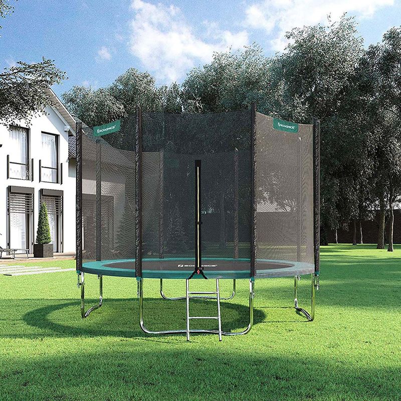 SONGMICS Trambulină 366 cm verde STR12GN 2