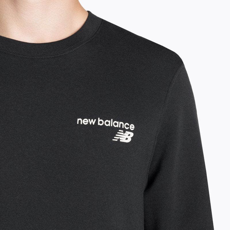 Bărbați New Balance Classic Classic Core Fleece Fleece Crew pulover negru 3