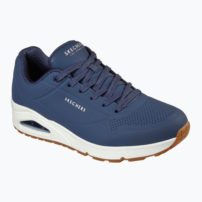 Încălțăminte pentru bărbați SKECHERS Uno Stand On Air navy/white 8