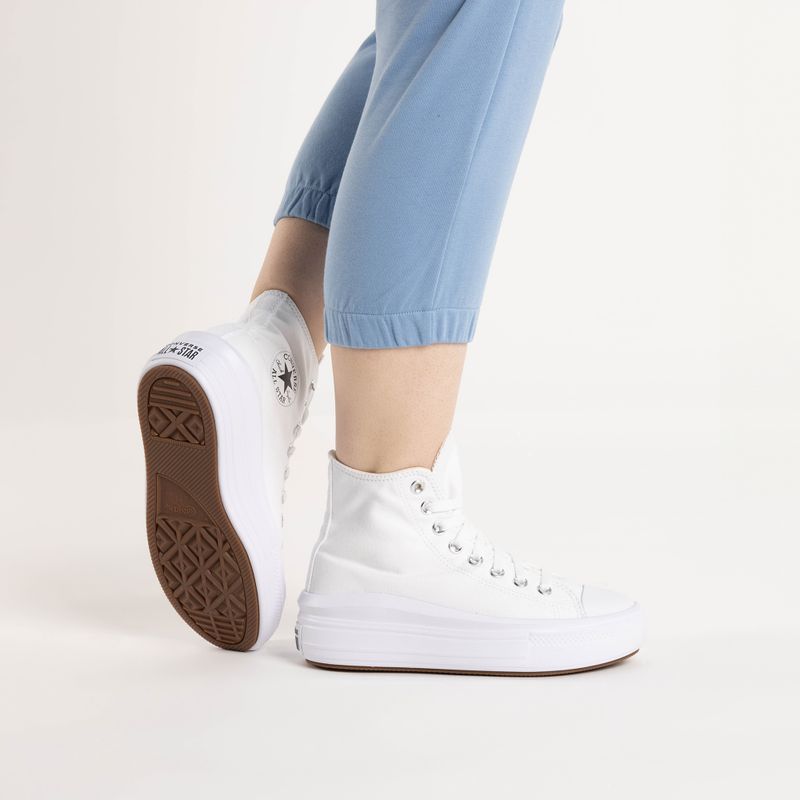 Încălțăminte pentru femei Converse Chuck Taylor All Star Move Platform Hi white/natural ivory/black 2