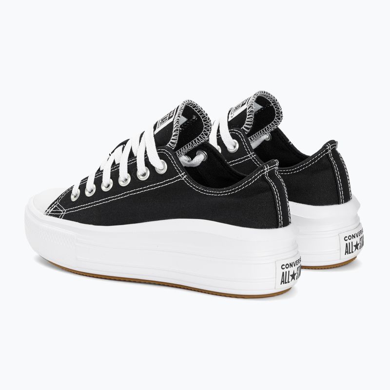 Încălțăminte pentru femei Converse Chuck Taylor All Star Move Canvas Platform Ox black/white/white 3