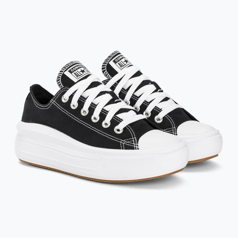 Încălțăminte pentru femei Converse Chuck Taylor All Star Move Canvas Platform Ox black/white/white 4