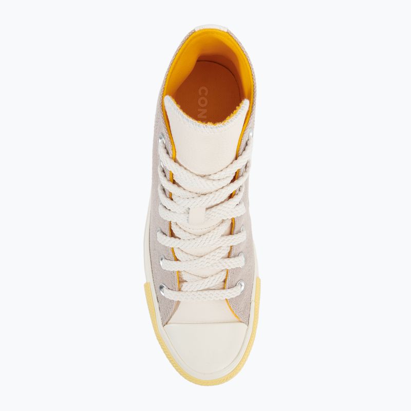 Adidași pentru femei Converse Chuck Taylor All Star Hi papyrus/egret/amarillo 6