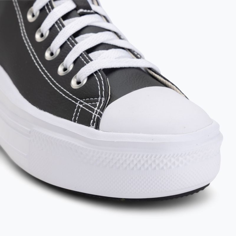 Teniși pentru femei Converse Chuck Taylor All Star Move Platform Leather black 7