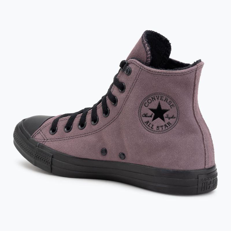 Adidași Converse Chuck Taylor All Star Hi Suede Faux Fur gray/purple 3