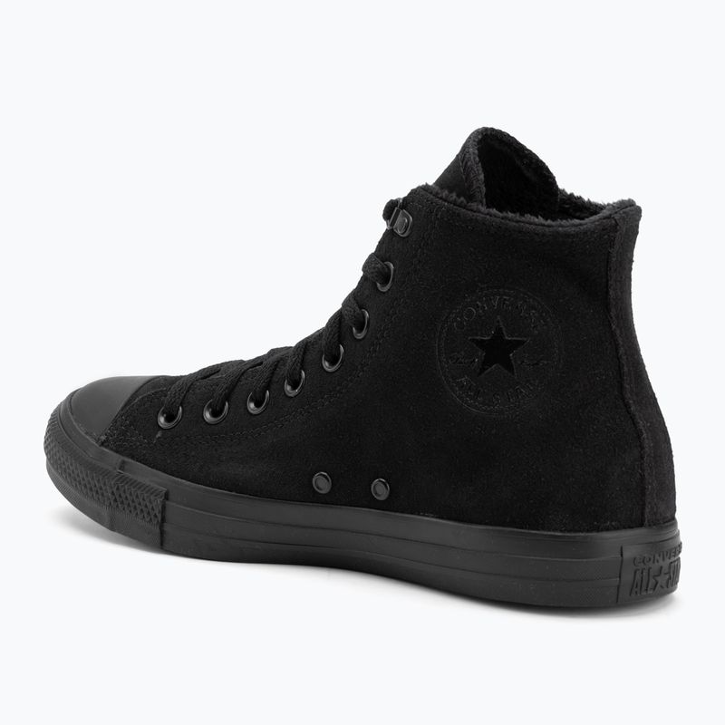 Încălțăminte Converse Chuck Taylor All Star Hi din piele întoarsă, blană sintetică black 3