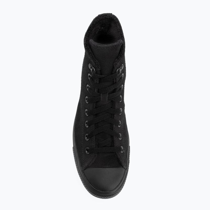 Încălțăminte Converse Chuck Taylor All Star Hi din piele întoarsă, blană sintetică black 5