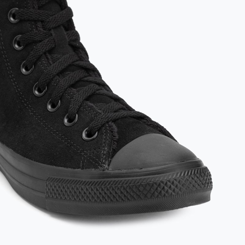 Încălțăminte Converse Chuck Taylor All Star Hi din piele întoarsă, blană sintetică black 7