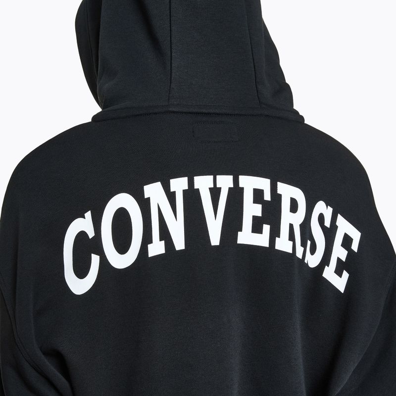 Hanorac pentru femei Converse Retro Full-Zip Hoodie converse black 5