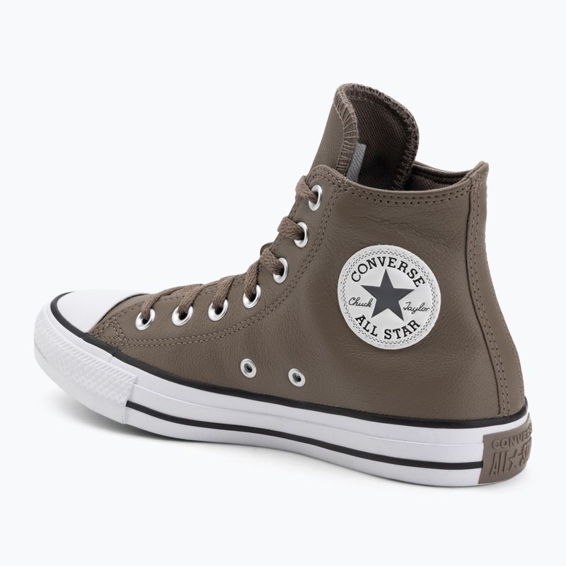 Încălțăminte Converse Chuck Taylor All Star Faux Leather Hi classic taupe/dark matter 3