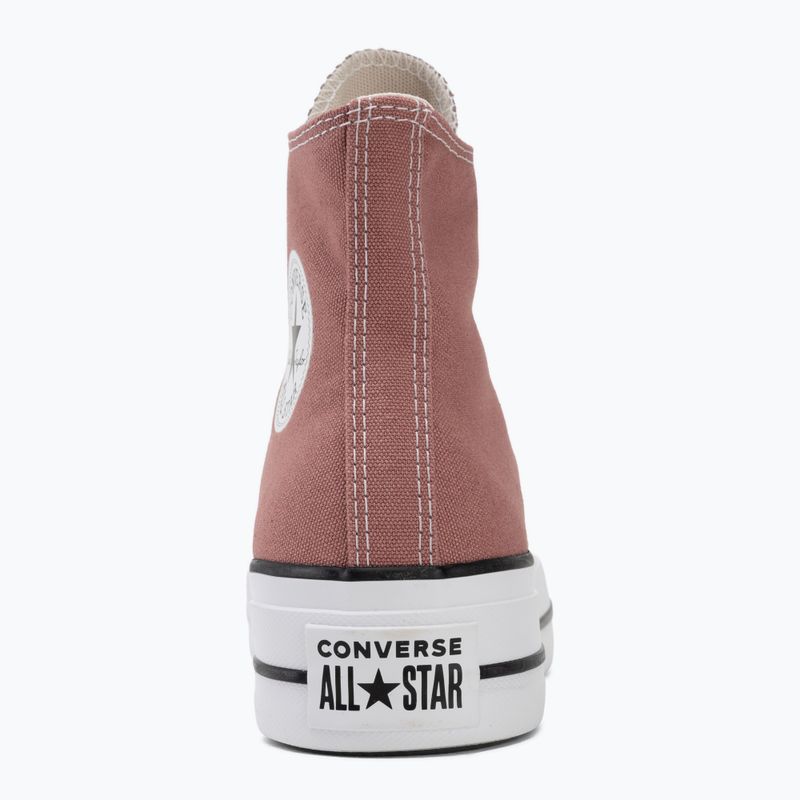 Teniși pentru femei Converse Chuck Taylor All Star Lift Hi light saddle/natural ivory 6