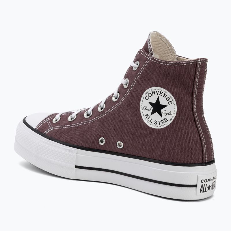 Teniși pentru femei Converse Chuck Taylor All Star Lift Hi trail mixed/natural ivory 3