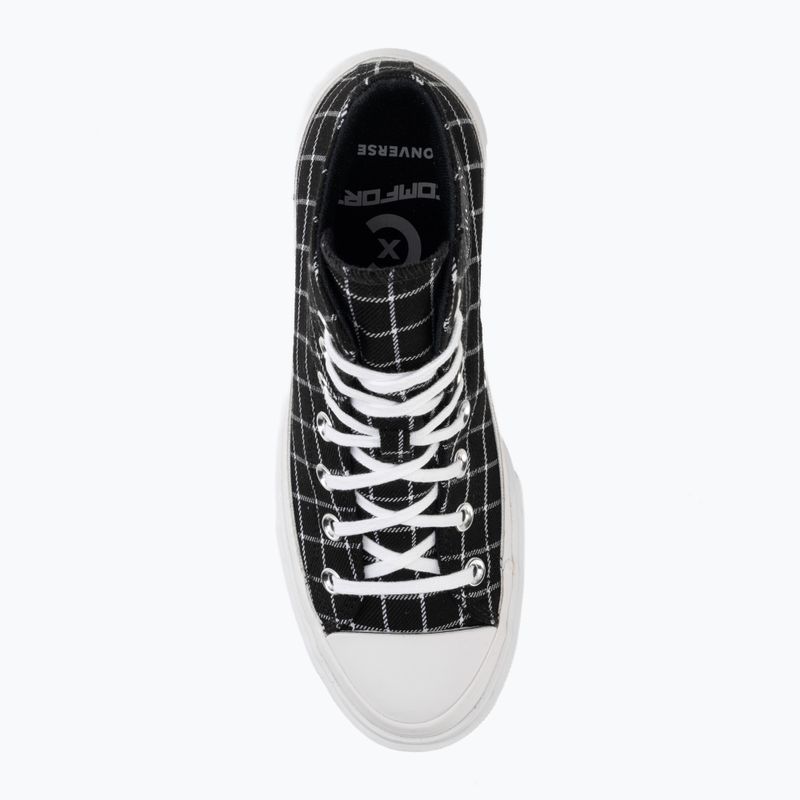 Teniși pentru femei Converse Chuck Taylor All Star Lift Double Stack Hi black/white 5