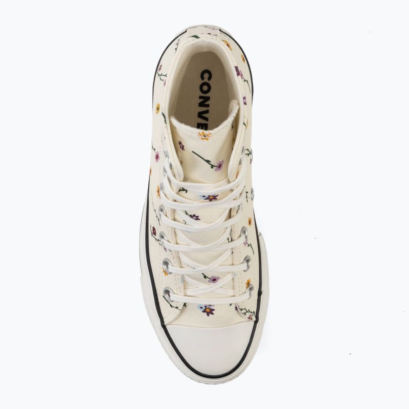 Teniși pentru femei Converse Chuck Taylor All Star Lift Hi erget/vintage white/black 5