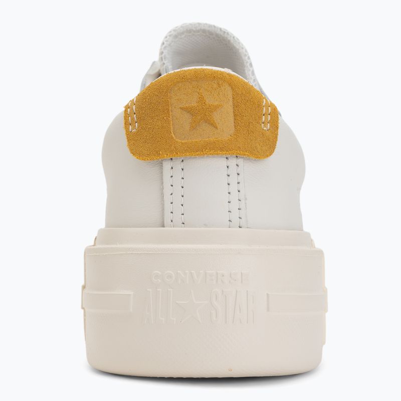Teniși pentru femei Converse Chuck Taylor All Star Cruise Leather vintage white/yellow 6