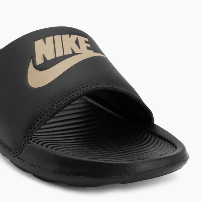 Șlapi pentru bărbați Nike Victori One Slide black/metallic gold 7