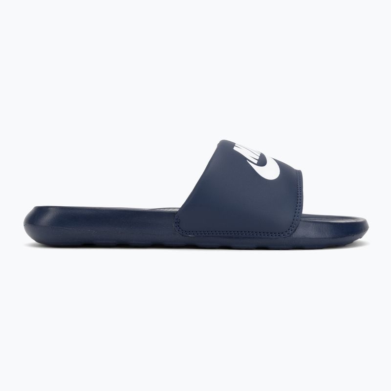 Papuci pentru bărbați Nike Victori One Slide midnight navy/midnight navy/white 2