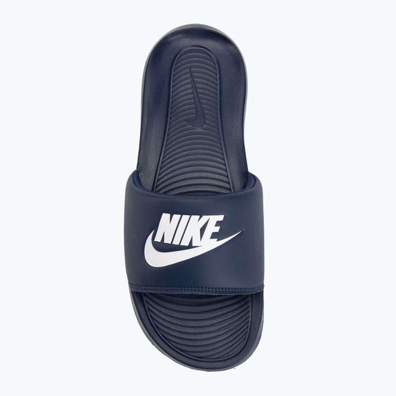 Papuci pentru bărbați Nike Victori One Slide midnight navy/midnight navy/white 5