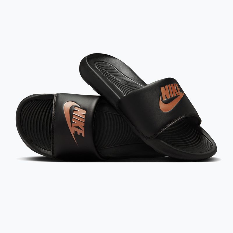 Șlapi pentru femei Nike Victori One Slide black/black/metallic red bronze 3