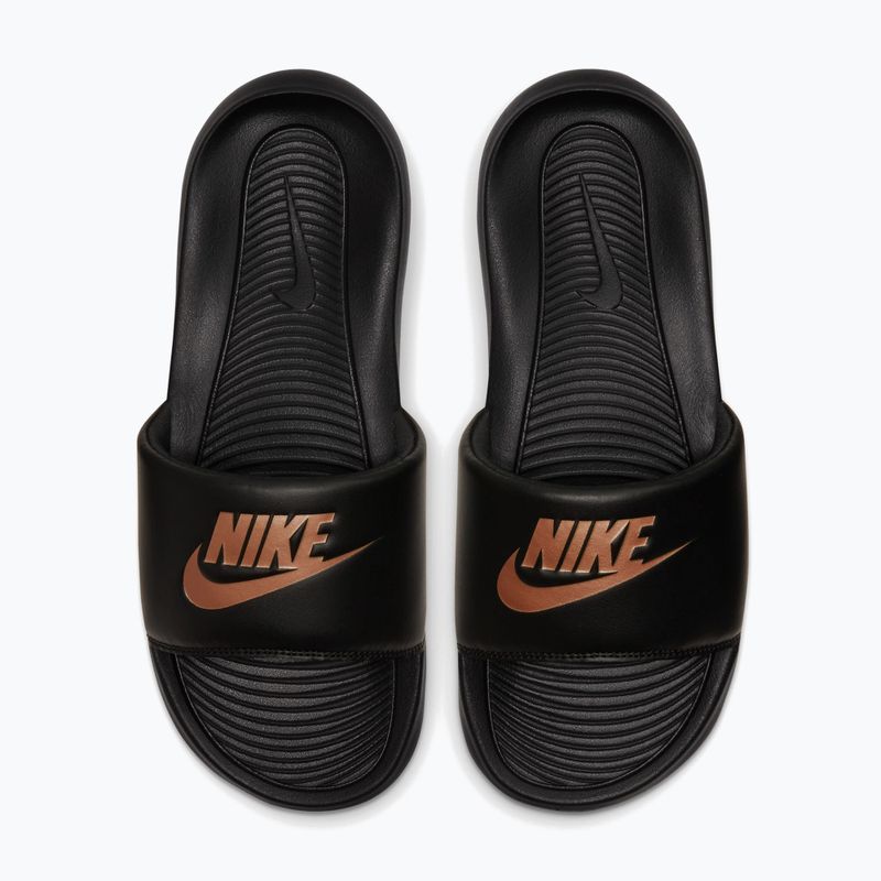 Șlapi pentru femei Nike Victori One Slide black/black/metallic red bronze 4
