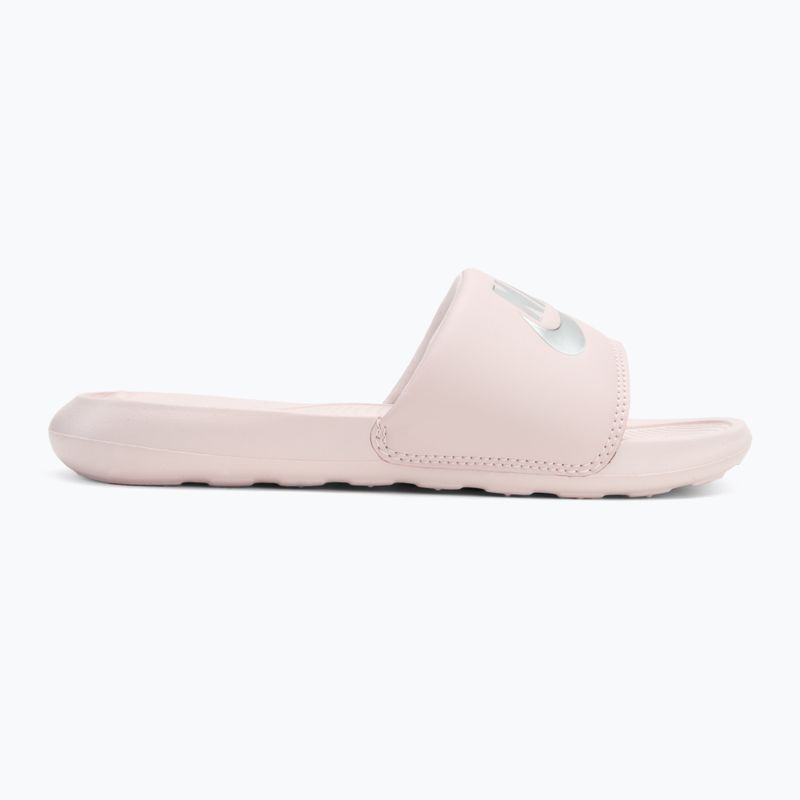 Papuci pentru femei Nike Victori One Slide barely rose/barely rose/metallic silver 2