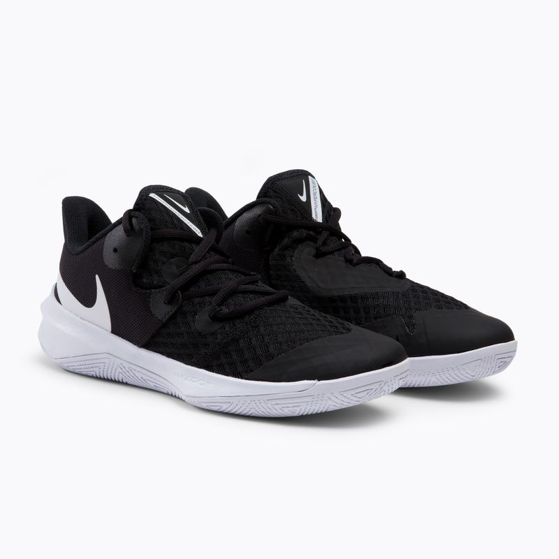 Pantofi de volei Nike Zoom Hyperspeed Court negru/alb 4