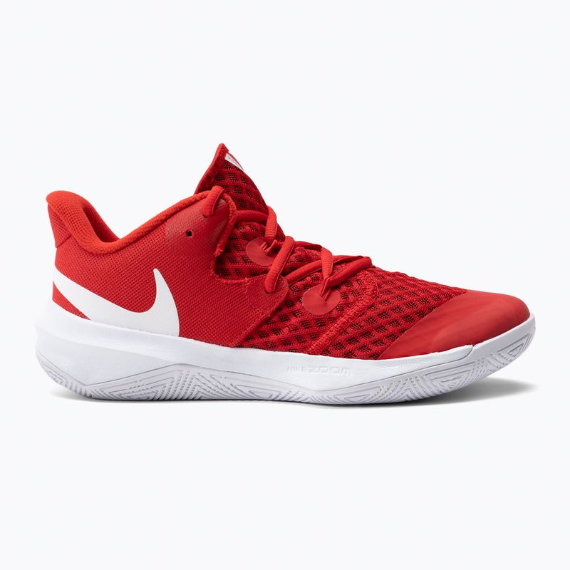 Pantofi de volei Nike Zoom Hyperspeed Court roșu/alb 2