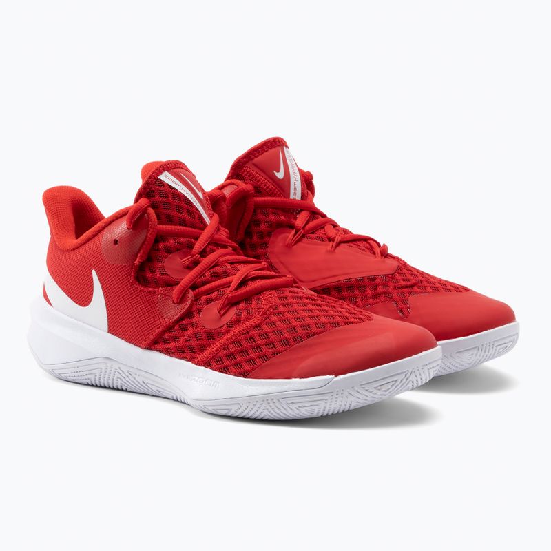 Pantofi de volei Nike Zoom Hyperspeed Court roșu/alb 5