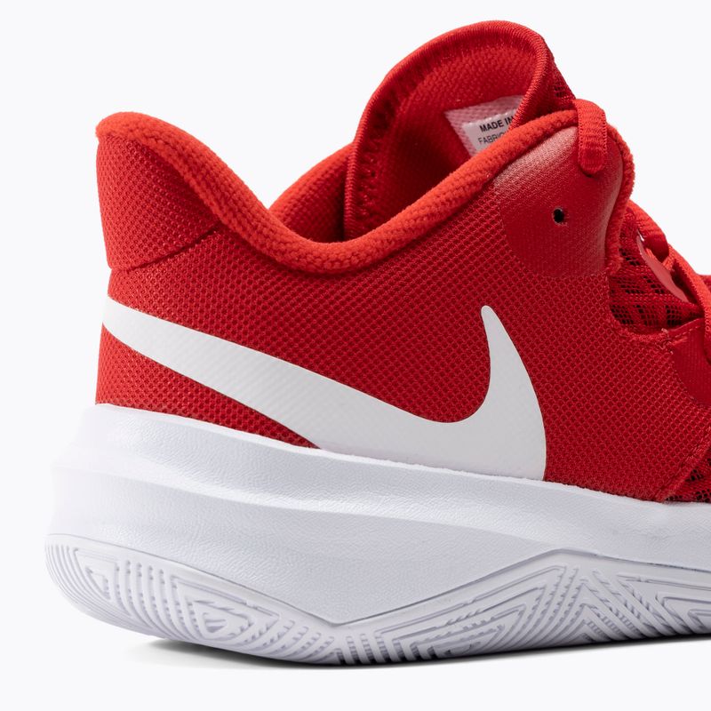 Pantofi de volei Nike Zoom Hyperspeed Court roșu/alb 8
