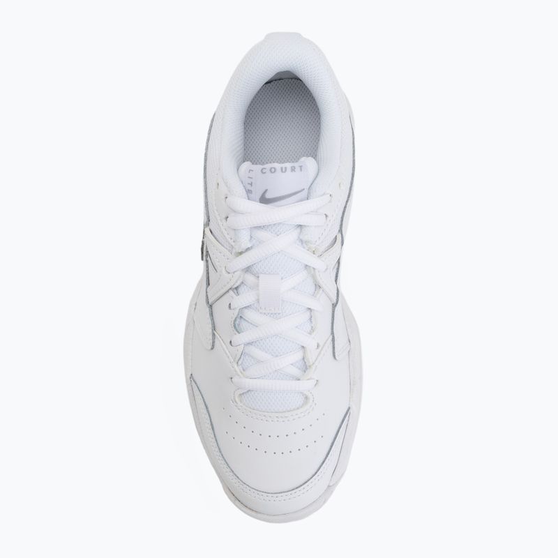 Încălțăminte de tenis pentru copii Nike Court Lite 2 Jr white/metallic silver 5