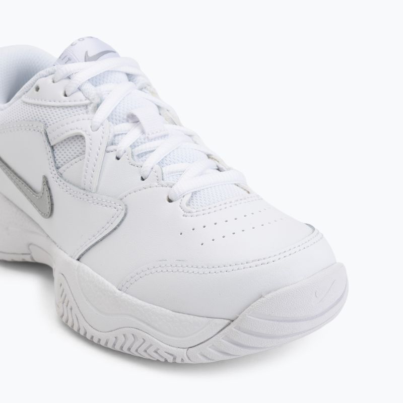 Încălțăminte de tenis pentru copii Nike Court Lite 2 Jr white/metallic silver 7