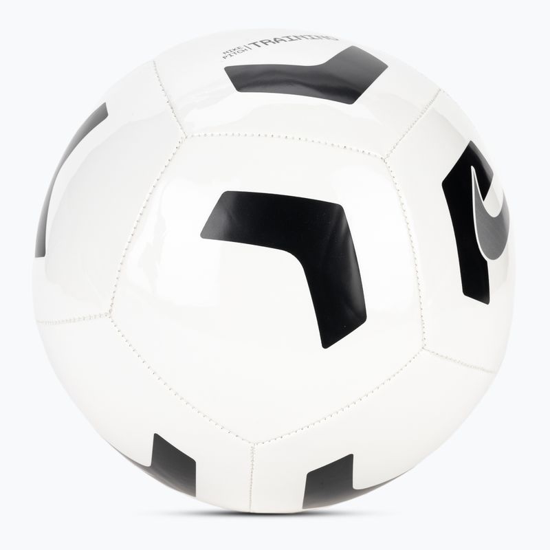 Minge de fotbal Nike Pitch Training white/black/silver mărime 5 2