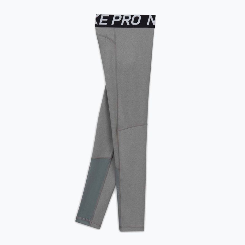Colanți pentru copii Nike Pro Dri-FIT carbon heather/white 8