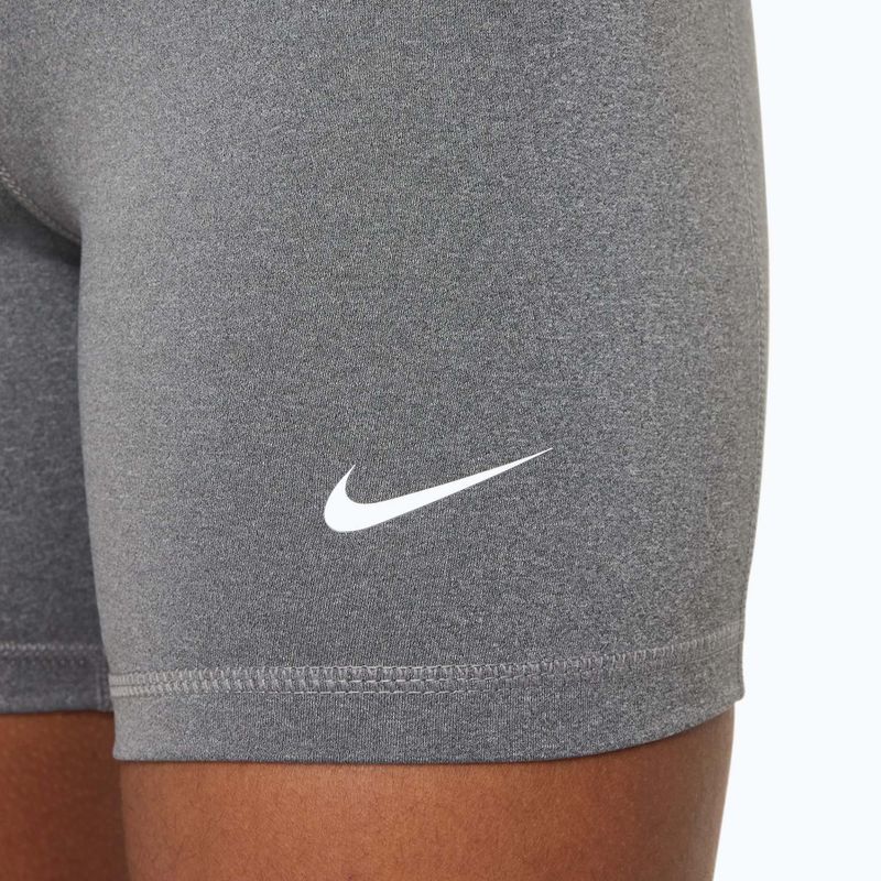 Pantaloni scurți pentru copii Nike Pro carbon heather/white 5
