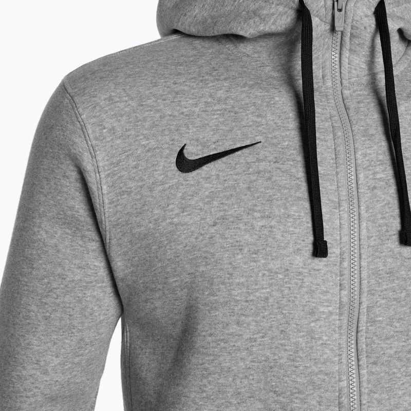 Bluză pentru bărbați Nike Park 20 Full Zip Hoodie dark grey heather/black/black 3