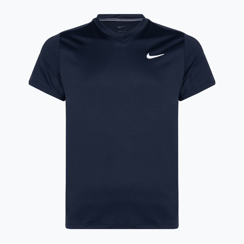 Tricou de tenis pentru bărbați Nike Court Dri-FIT Victory obsidian/obsidian/white