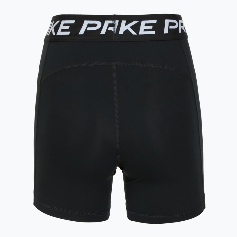 Pantaloni scurți de antrenament pentru femei Nike Pro 365 5" black/white 8