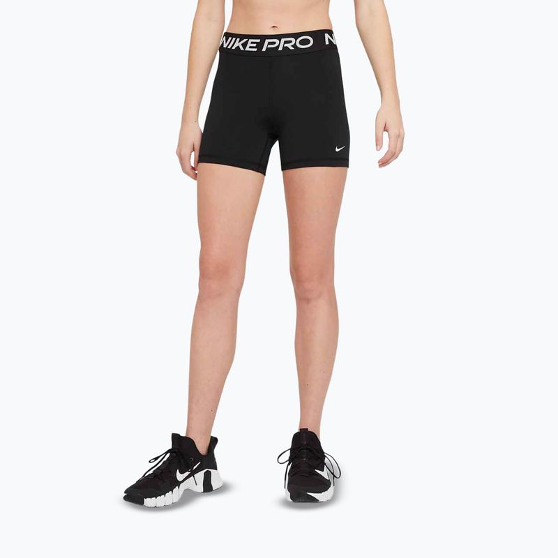 Pantaloni scurți de antrenament pentru femei Nike Pro 365 5" black/white