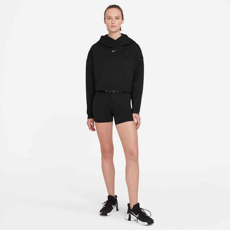 Pantaloni scurți de antrenament pentru femei Nike Pro 365 5" black/white 2